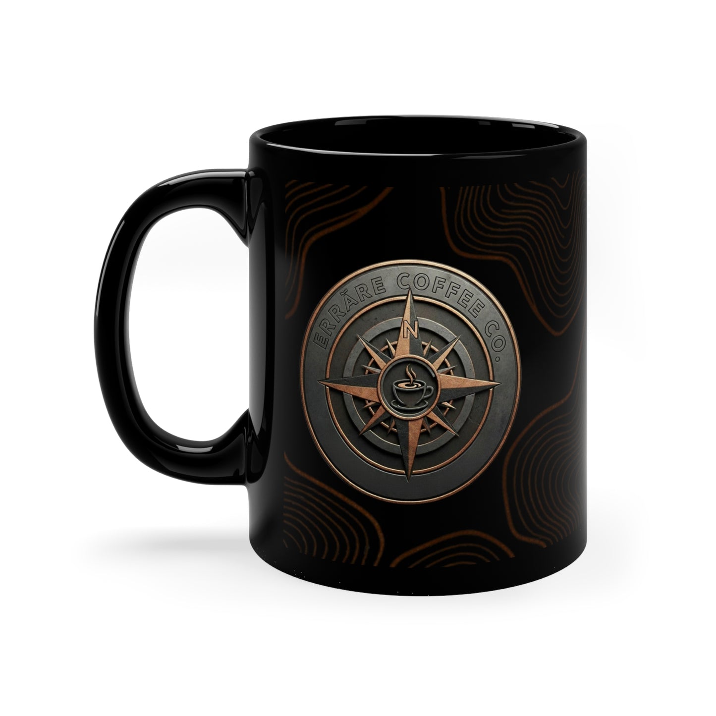 Black Coffee Mug, 11oz