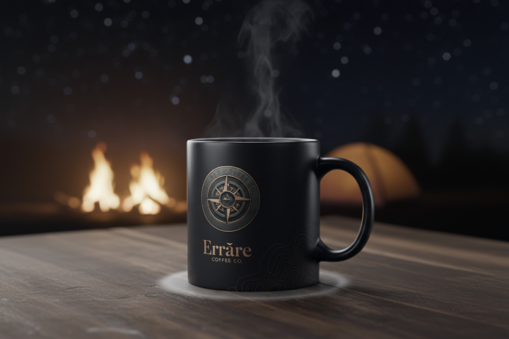 Black Coffee Mug, 11oz